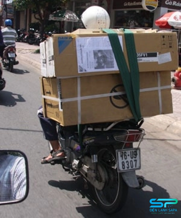 Bọc dàn nóng – dàn lạnh bằng xốp, cố định chắc khi vận chuyển để tránh va đập, hư hỏng