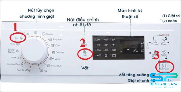 Các dòng máy giặt đời mới thường được tích hợp chế độ giặt nhanh, tiết kiệm điện nước để đáp ứng giặt giũ của người dùng