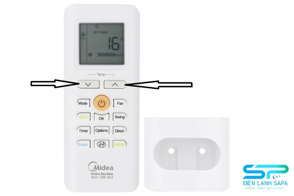 Cách mở remote máy lạnh Midea bị khóa
