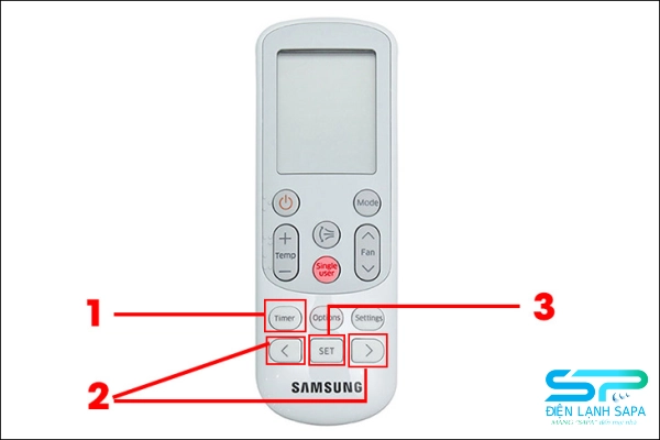 Chỉ cần 3 bước là bạn có thể cài đặt chế độ hẹn giờ bật máy lạnh Samsung