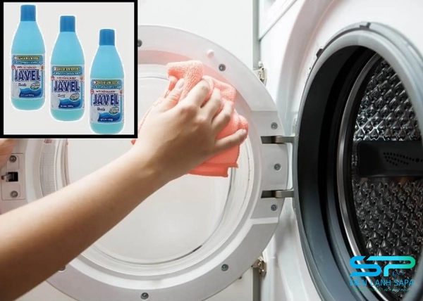 Vệ sinh máy giặt bằng giấm và nước tẩy Javel tại nhà