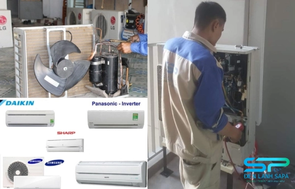 Dịch vụ tháo lắp máy lạnh Quận 6: treo tường, âm trần, tủ đứng, công suất lớn 1–10HP, mọi hãng.