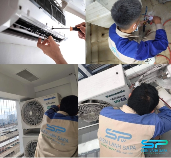 Điện lạnh SAPA cam kết sửa máy lạnh uy tín, nhanh 30 phút, giá minh bạch, linh kiện chính hãng, bảo hành 1–6 tháng