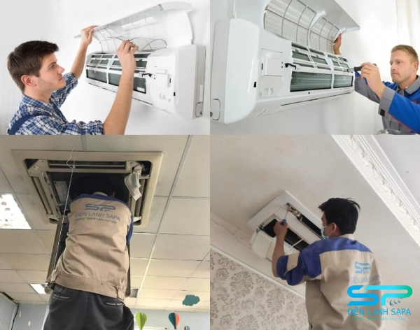 Kỹ thuật viên Điện Lạnh SAPA sửa máy lạnh tại nhà Quận 4 theo quy trình kỹ thuật chuyên nghiệp