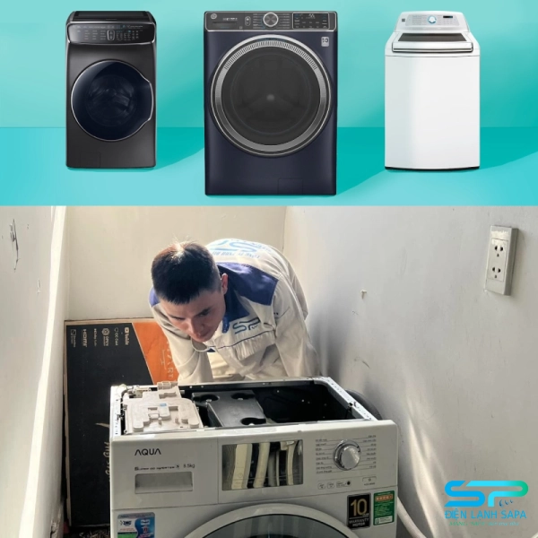 Điện Lạnh SAPA sửa mọi loại máy giặt, mọi thương hiệu, xử lý triệt để mọi sự cố nhanh chóng