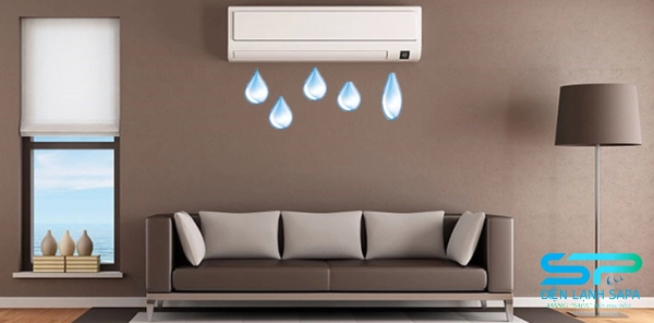 Điều hòa chảy nước là dấu hiệu nhận biết điều hòa đang gặp sự cố