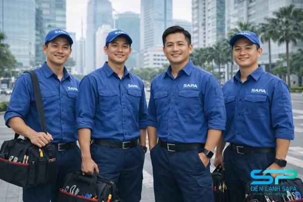 Đội ngũ kỹ thuật viên Điện Lạnh SAPA được đào tạo bài bản và làm việc chuyên nghiệp