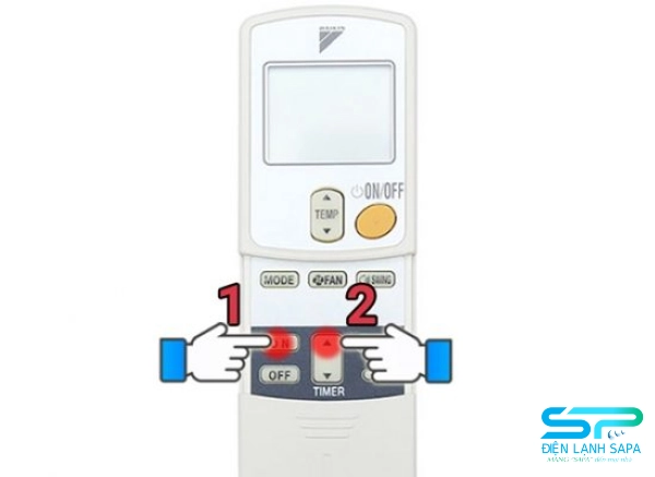 Hẹn giờ mở máy lạnh Daikin