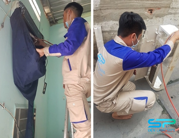 Kỹ thuật viên Điện Lạnh SAPA vệ sinh máy lạnh định kỳ tại nhà Quận 1