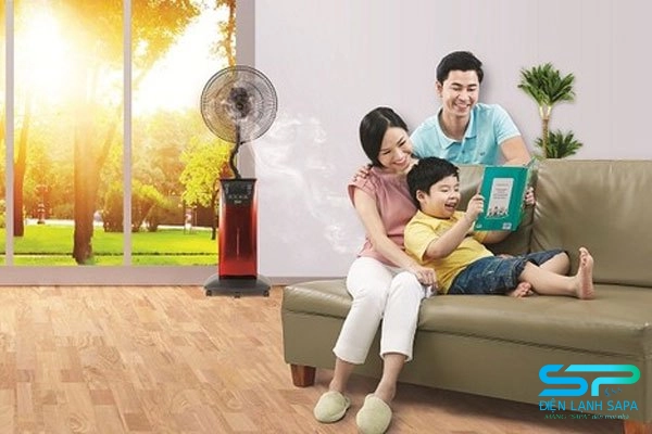 Không sử dụng thêm quạt làm mát cho phòng diện tích rộng
