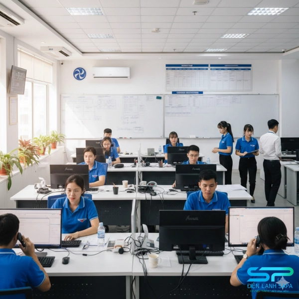 Điện Lạnh SAPA kiểm soát chất lượng dịch vụ ngay từ khâu tiếp nhận yêu cầu khách hàng