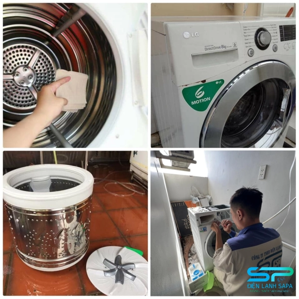 Kỹ thuật viên Điện Lạnh SAPA Quận 5 chuyên sâu xử lý triệt để mọi sự cố máy giặt từ cơ bản đến inverter