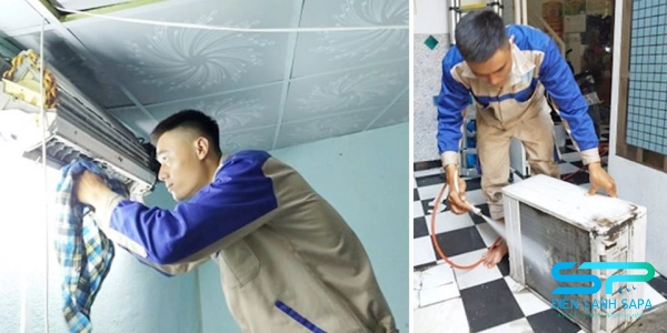 Dịch vụ vệ sinh máy lạnh tại nhà Quận 6 do kỹ thuật viên Điện Lạnh SAPA thực hiện
