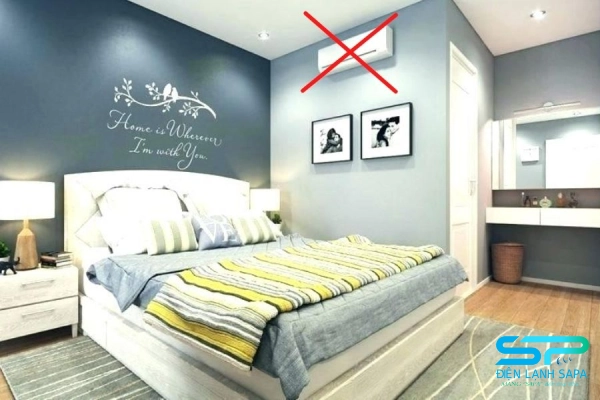 lắp đặt máy lạnh sai vị trí gây ảnh hương sức khoẻ
