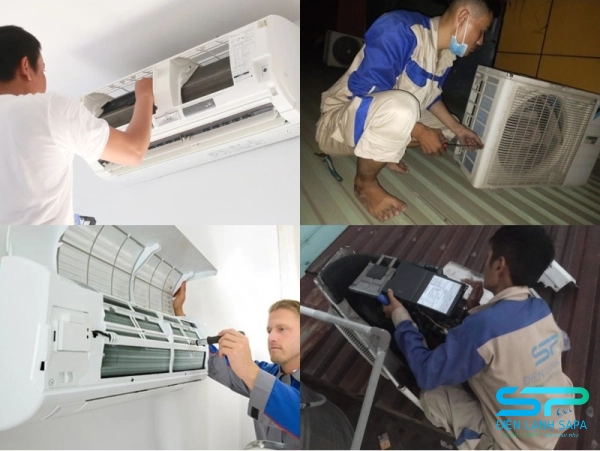 Lắp máy lạnh đúng chuẩn: dàn lạnh thoáng, dàn nóng chắc chắn, ống thoát nước nghiêng.