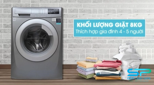 Lựa chọn công suất máy giặt phù hợp với gia đình