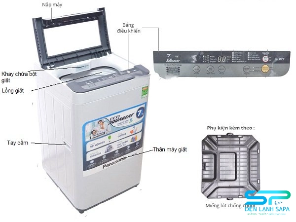 Máy giặt cửa đứng (cửa trên)