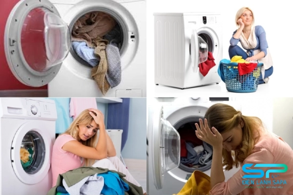 Máy giặt Quận 2 cần sửa khi: không lên nguồn, không giặt/vắt, kêu to, rò rỉ nước hoặc báo lỗi