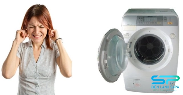 Máy giặt rung lắc mạnh và phát ra tiếng ồn lớn khi hoạt động