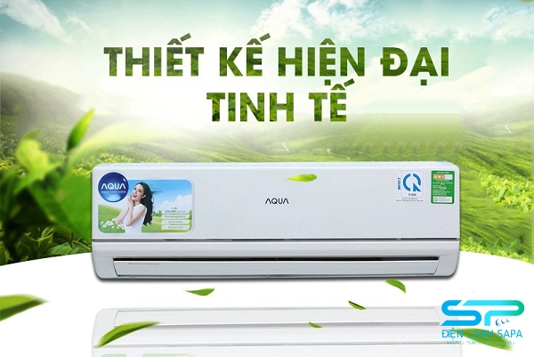 Máy lạnh Aqua có thiết kế hiện đại, tinh tế