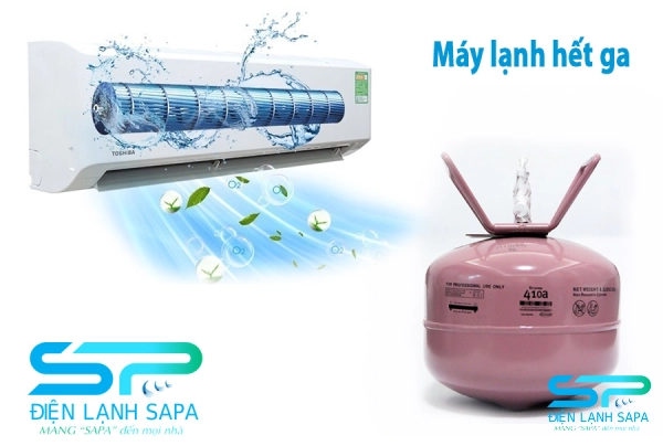 Máy lạnh bị hao hụt gas sẽ lạnh yếu