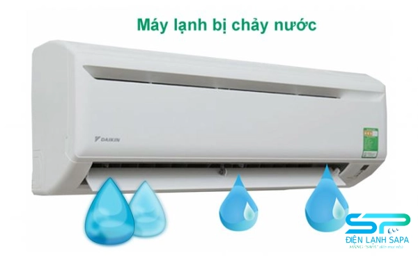 Máy lạnh chảy nước ở cục lạnh