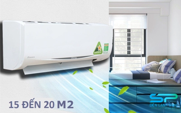 Máy lạnh Daikin inverter 1.5hp ftkc35rvmv là cái tên trong danh sách top máy lạnh chạy êm nhất hiện nay