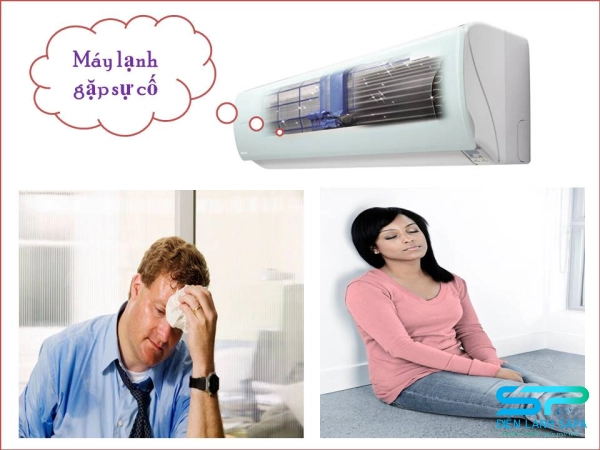 máy lạnh gặp sự cố