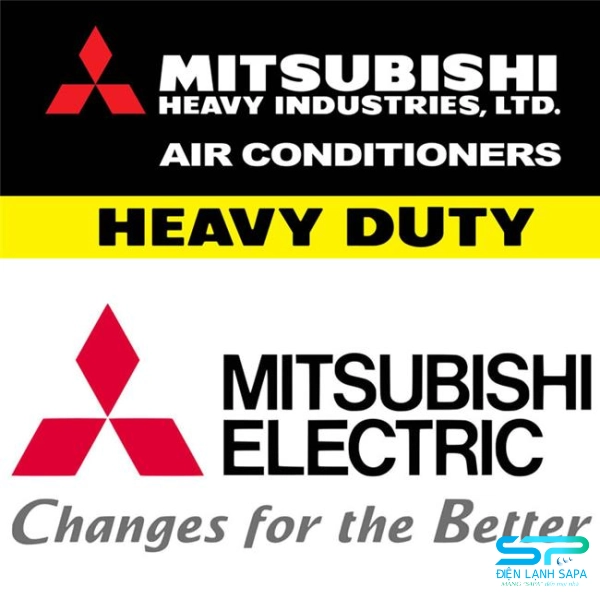 Mitsubishi Electric và Mitsubishi Heavy là hai công ty độc lập với thiết kế và công nghệ khác nhau