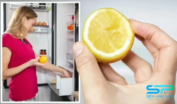 Sử dung chanh và muối đánh bay vết bẩn trong tủ lạnh