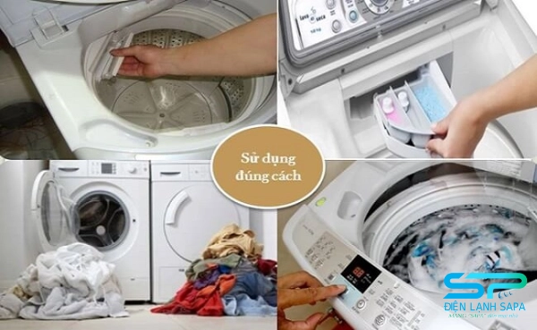 Sử dụng máy giặt Panasonic 7kg đúng cách