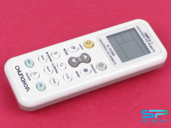 Sử dụng Remote đa năng dành cho máy lạnh