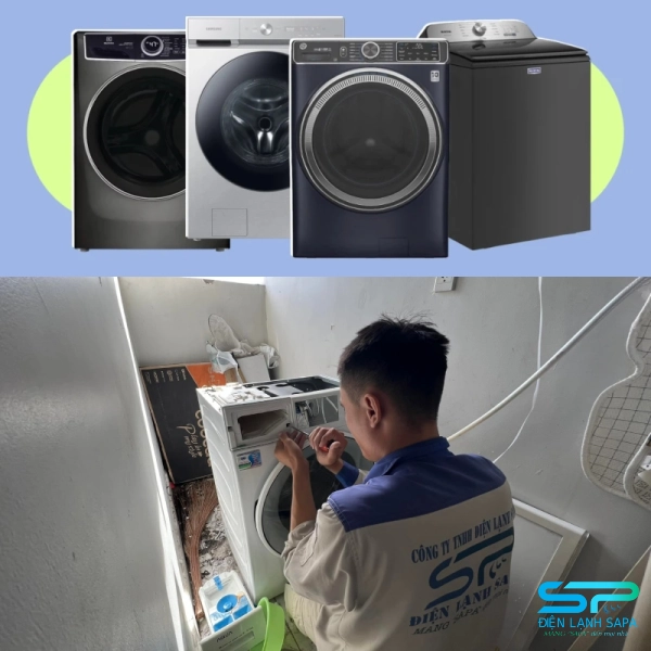 Sửa mọi loại máy giặt lồng đứng, ngang, nghiêng của các hãng Panasonic, LG, Toshiba, Samsung