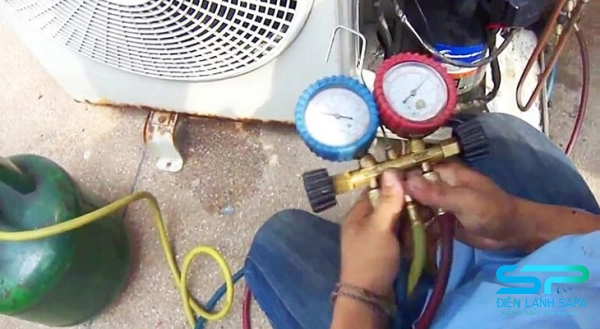 Thiếu gas hoặc rò rỉ gas