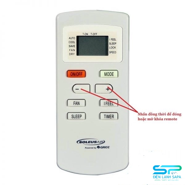 Tình trạng remote máy lạnh Gree bị khóa thường xảy ra