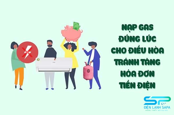 ránh tăng tiền điện do tốn điện năng là một trong những lý do cần phải bơm gas máy lạnh
