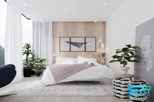 Trồng cây xanh trong phòng máy lanh
