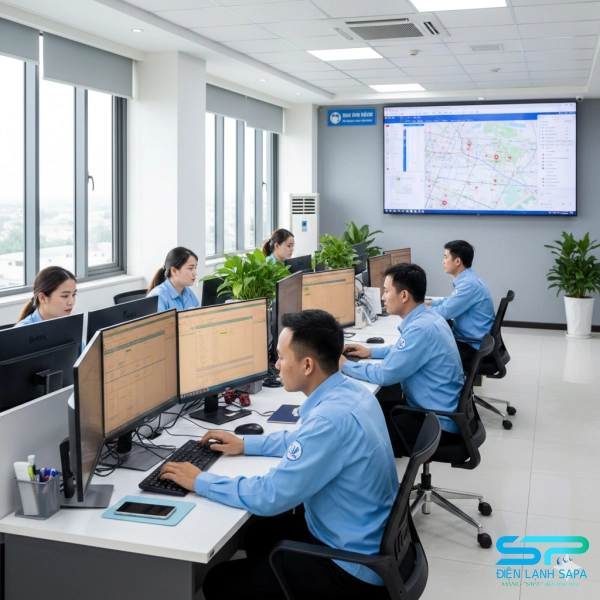 Trung tâm điều phối dịch vụ của đội kỹ thuật Điện Lạnh SAPA tại TP.HCM