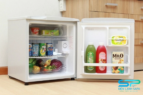 Tủ lạnh mini có kiểu dáng nhỏ gọn, nhẹ nhàng