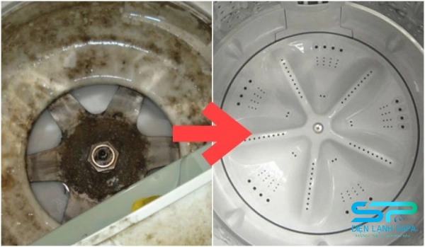 Vệ sinh máy giặt lg cửa trên bảo vệ sức khỏe của gia đình