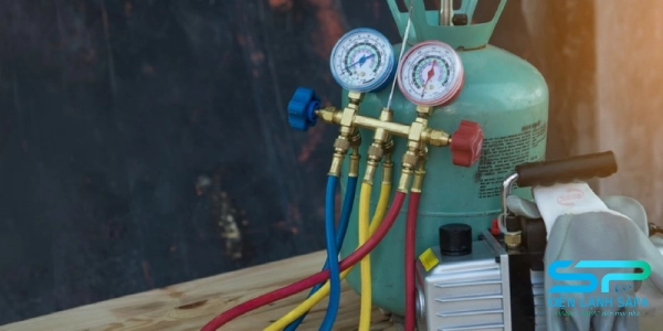 Máy lạnh thiếu gas khiến khả năng làm lạnh kém và thổi ra hơi nóng