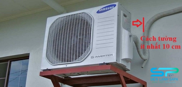 Vị trí lắp cục nóng máy lạnh phù hợp