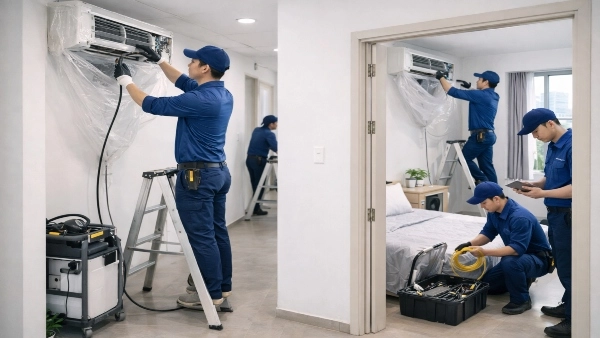 Bảo trì hệ thống máy lạnh cho nhà trọ – chung cư mini tại TP.HCM