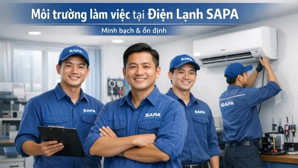 Môi trường làm việc tại Điện Lạnh SAPA – Minh bạch & ổn định