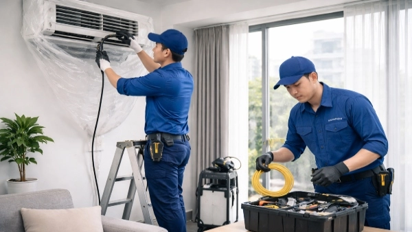 Một ngày làm việc của đội kỹ thuật Điện Lạnh SAPA tại TP.HCM