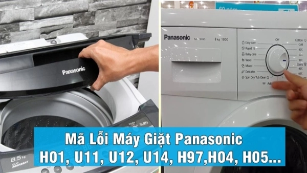 Cách kiểm tra và khắc phục mã lỗi máy giặt Panasonic