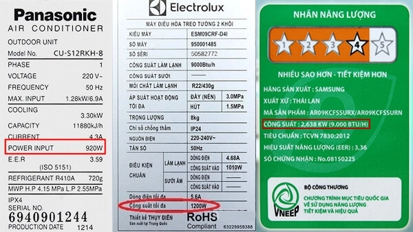 Hướng dẫn tính lượng điện tiêu thụ của điều hòa, máy lạnh chính xác