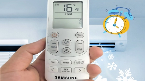 Cách hẹn giờ máy lạnh Samsung đơn giản và chính xác