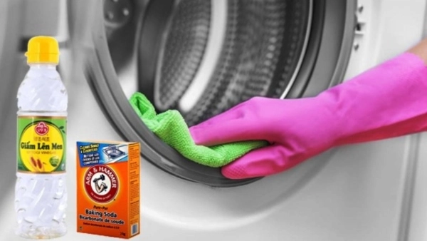 Bí quyết làm sạch máy giặt chỉ với Baking Soda
