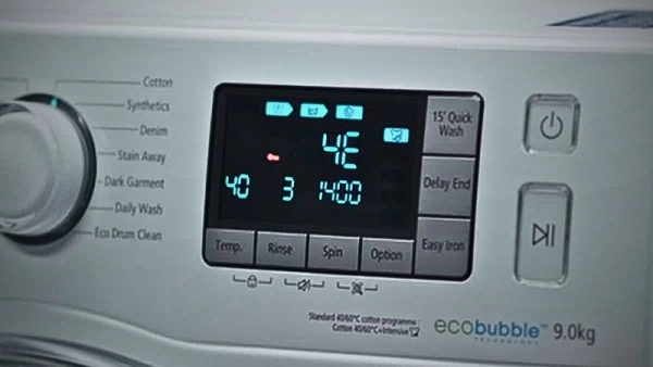 Máy giặt Samsung báo lỗi 4E là gì? Cách khắc phục nhanh